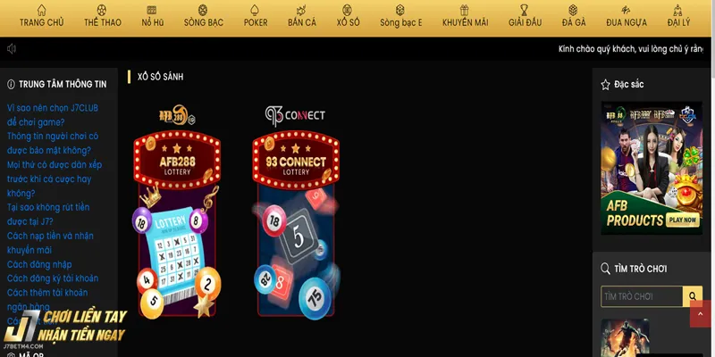 Lô đề J7bet - Kênh quay số trúng thưởng cực lớn Lợi ích khi tham gia Lô đề J7Bet