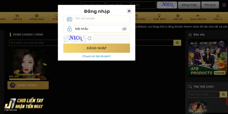 Chi tiết các bước đăng ký đăng nhập J7bet nhanh chóng cho anh em Một số lưu ý khi đăng ký đăng nhập J7Bet